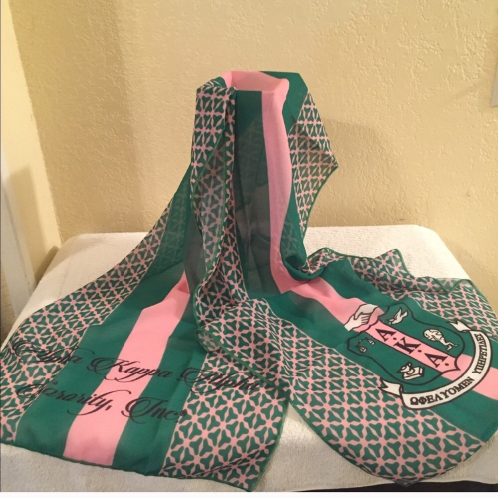 Not for sale Brand new pink and green AKA scarf only have 2 left in stock - Picture 1 of 6